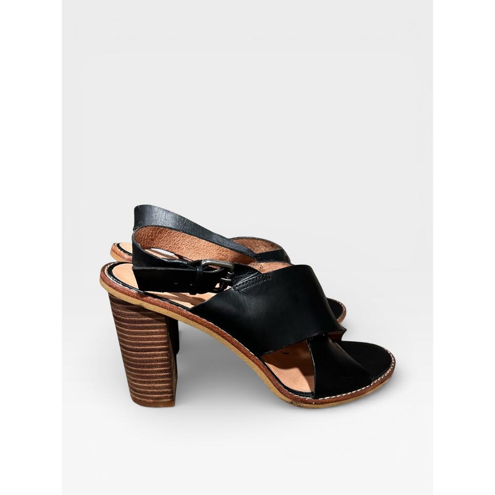 Madewell Ruthie crisscross slingback sandals Black Size 9
